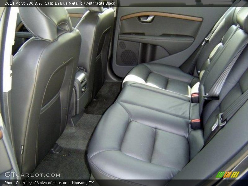 Caspian Blue Metallic / Anthracite Black 2011 Volvo S80 3.2