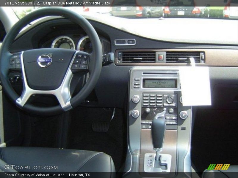Caspian Blue Metallic / Anthracite Black 2011 Volvo S80 3.2