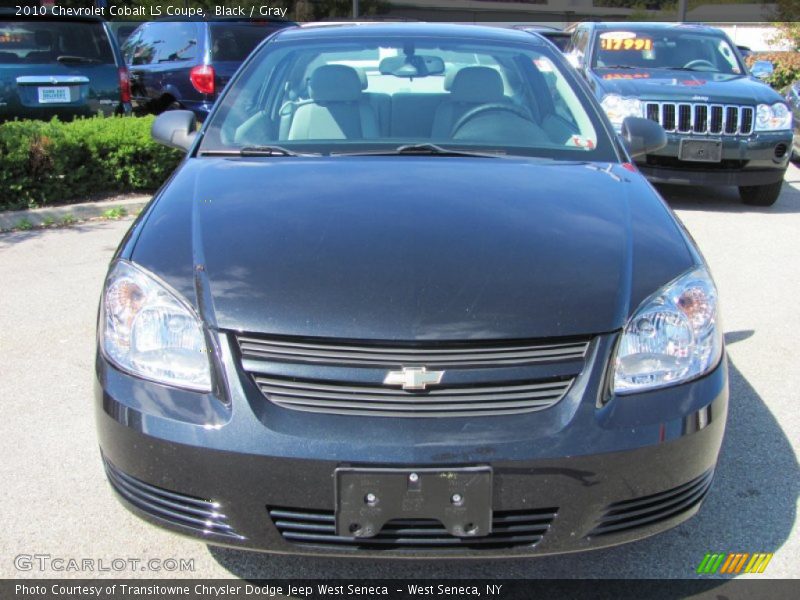 Black / Gray 2010 Chevrolet Cobalt LS Coupe