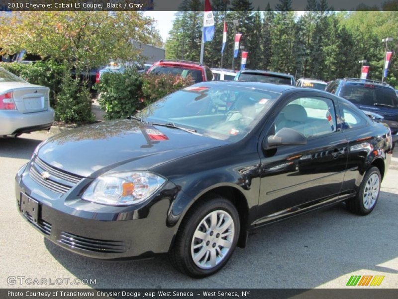 Black / Gray 2010 Chevrolet Cobalt LS Coupe