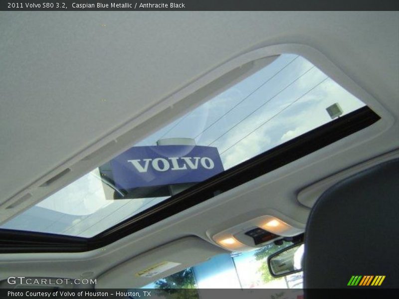 Caspian Blue Metallic / Anthracite Black 2011 Volvo S80 3.2