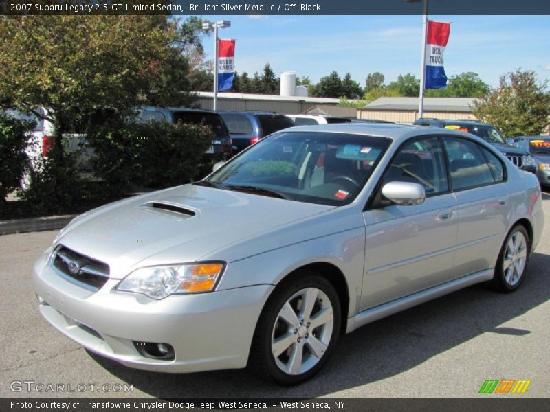 Brilliant Silver Metallic / Off-Black 2007 Subaru Legacy 2.5 GT Limited Sedan