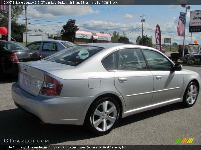 Brilliant Silver Metallic / Off-Black 2007 Subaru Legacy 2.5 GT Limited Sedan