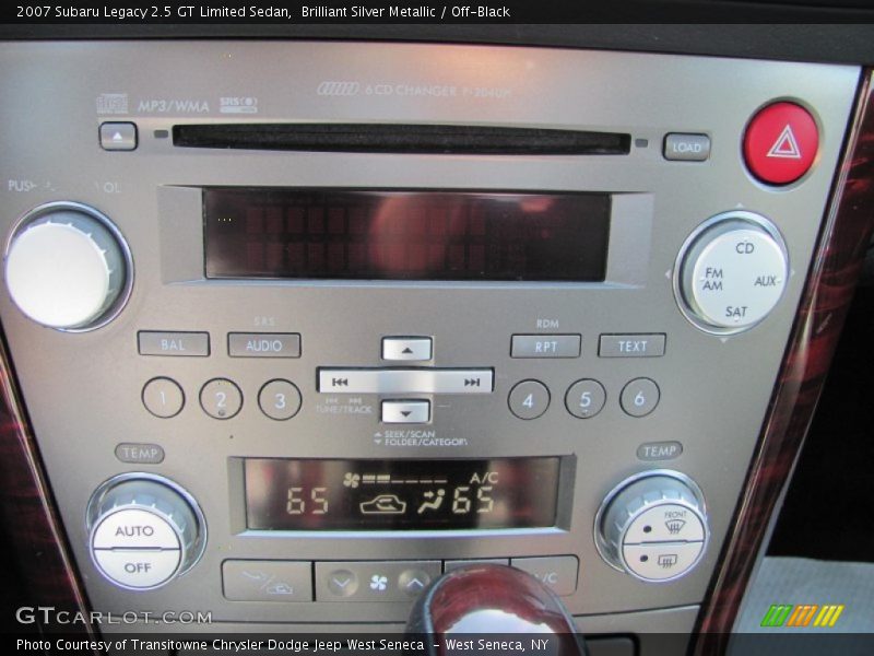 Brilliant Silver Metallic / Off-Black 2007 Subaru Legacy 2.5 GT Limited Sedan