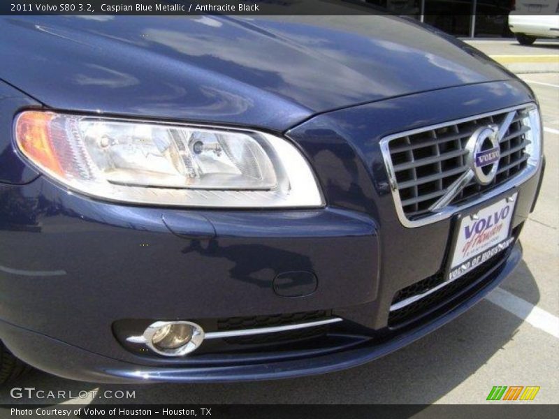 Caspian Blue Metallic / Anthracite Black 2011 Volvo S80 3.2