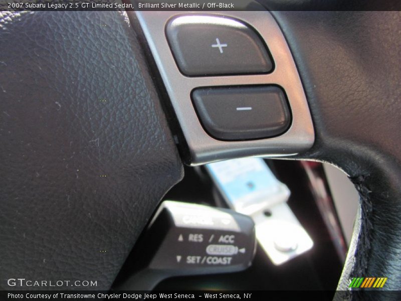 Brilliant Silver Metallic / Off-Black 2007 Subaru Legacy 2.5 GT Limited Sedan