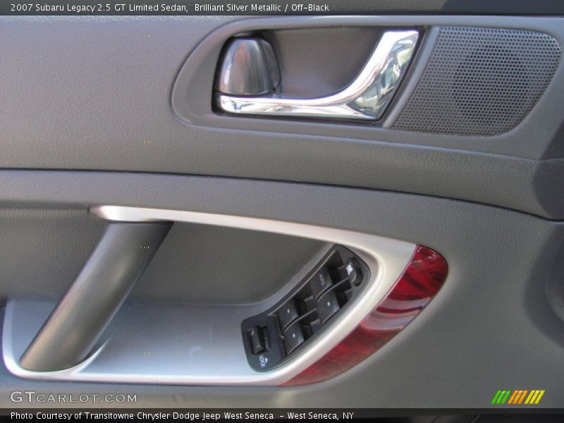 Brilliant Silver Metallic / Off-Black 2007 Subaru Legacy 2.5 GT Limited Sedan