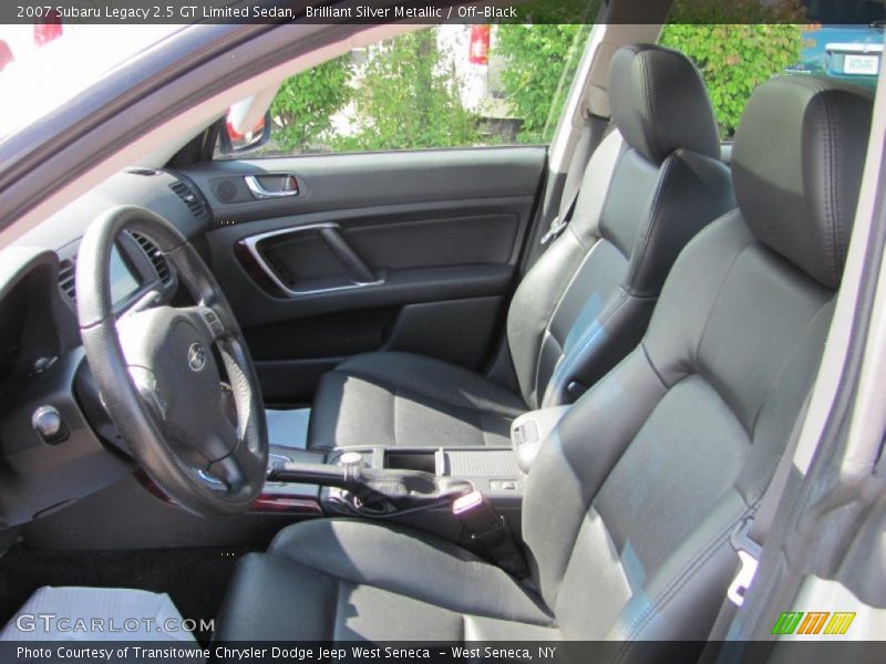 Brilliant Silver Metallic / Off-Black 2007 Subaru Legacy 2.5 GT Limited Sedan