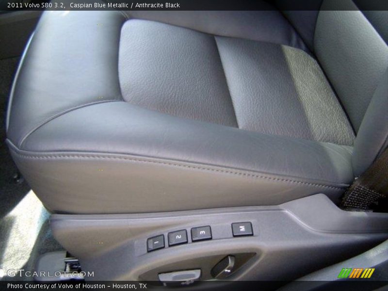 Caspian Blue Metallic / Anthracite Black 2011 Volvo S80 3.2