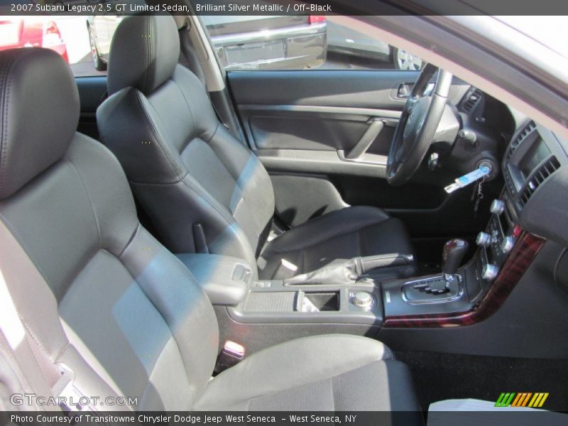 Brilliant Silver Metallic / Off-Black 2007 Subaru Legacy 2.5 GT Limited Sedan
