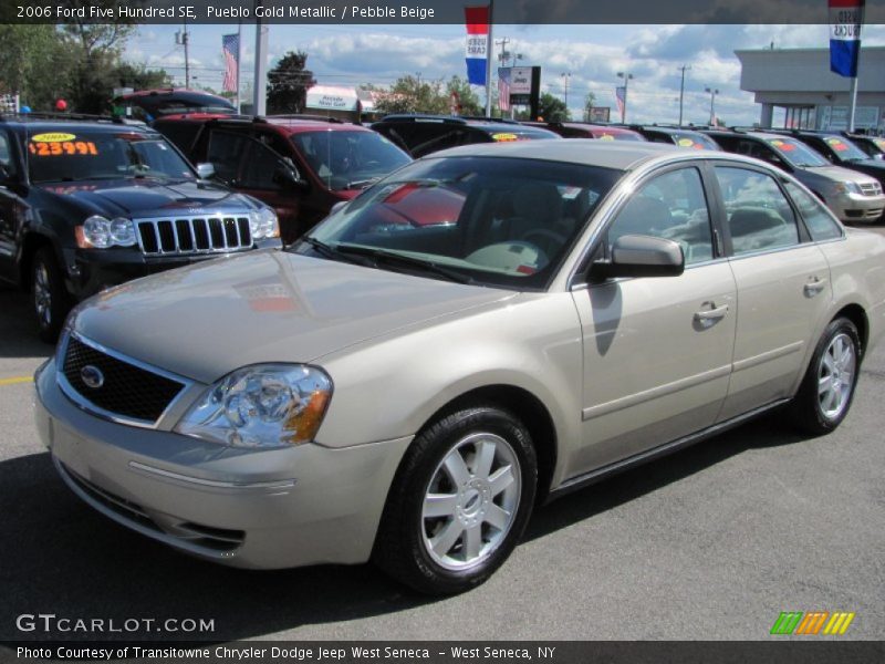 Pueblo Gold Metallic / Pebble Beige 2006 Ford Five Hundred SE