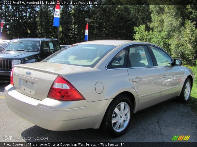 Pueblo Gold Metallic / Pebble Beige 2006 Ford Five Hundred SE