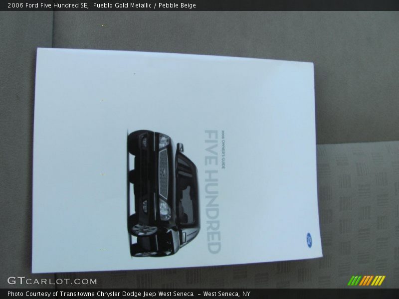 Pueblo Gold Metallic / Pebble Beige 2006 Ford Five Hundred SE