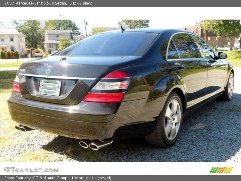 Black / Black 2007 Mercedes-Benz S 550 Sedan