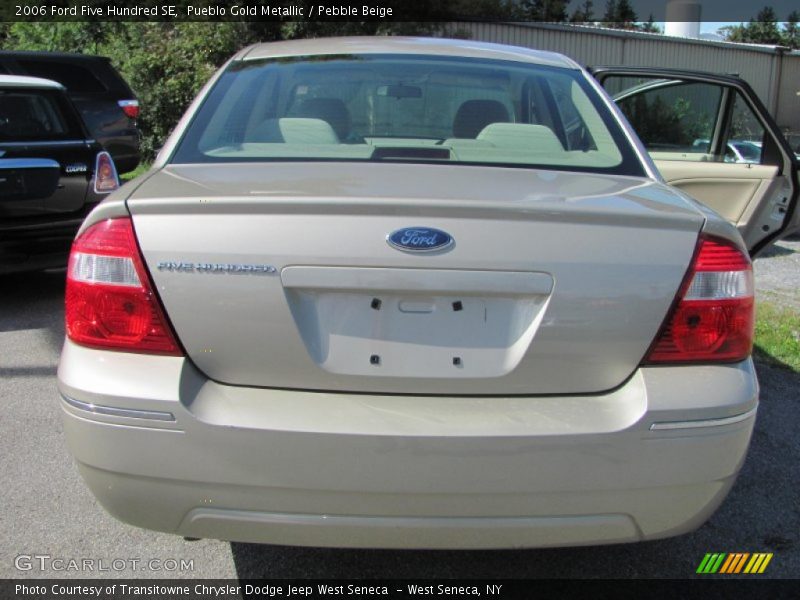 Pueblo Gold Metallic / Pebble Beige 2006 Ford Five Hundred SE