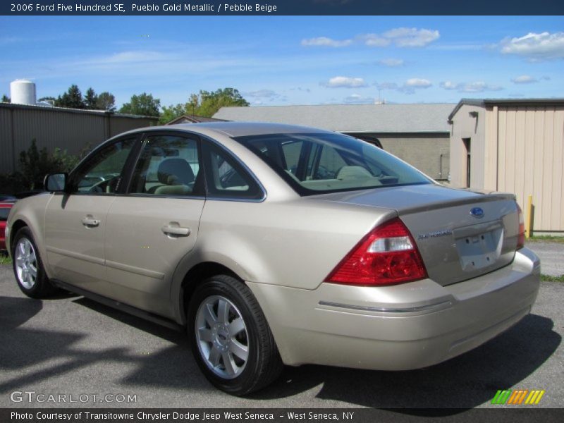 Pueblo Gold Metallic / Pebble Beige 2006 Ford Five Hundred SE