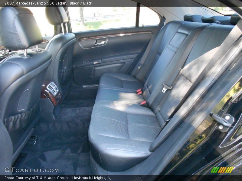 Black / Black 2007 Mercedes-Benz S 550 Sedan