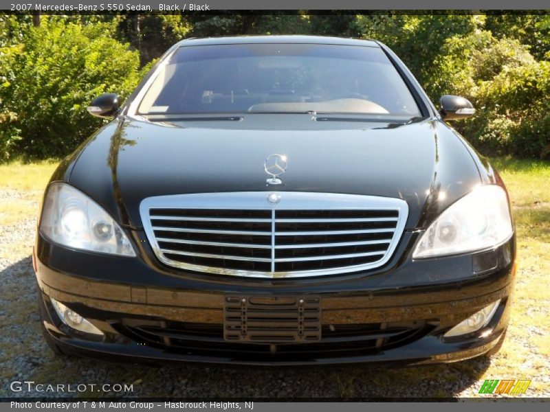 Black / Black 2007 Mercedes-Benz S 550 Sedan