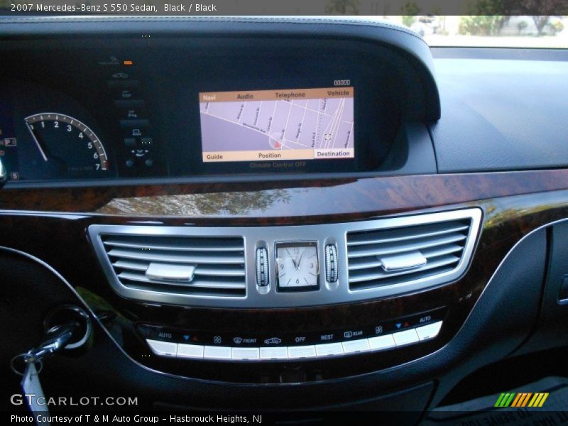 Black / Black 2007 Mercedes-Benz S 550 Sedan