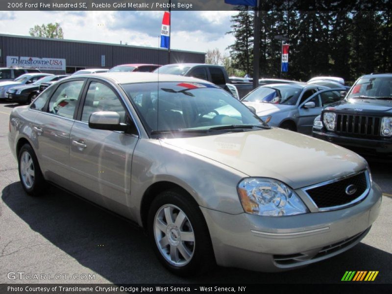 Pueblo Gold Metallic / Pebble Beige 2006 Ford Five Hundred SE