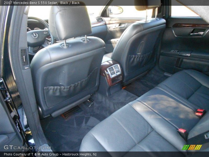 Black / Black 2007 Mercedes-Benz S 550 Sedan