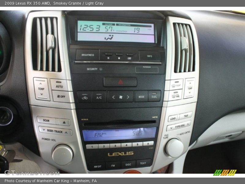 Smokey Granite / Light Gray 2009 Lexus RX 350 AWD