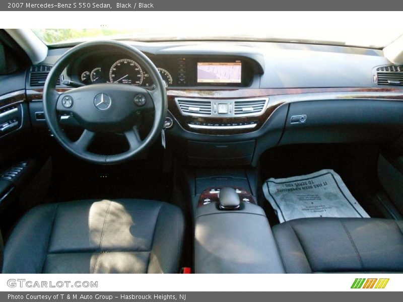 Black / Black 2007 Mercedes-Benz S 550 Sedan
