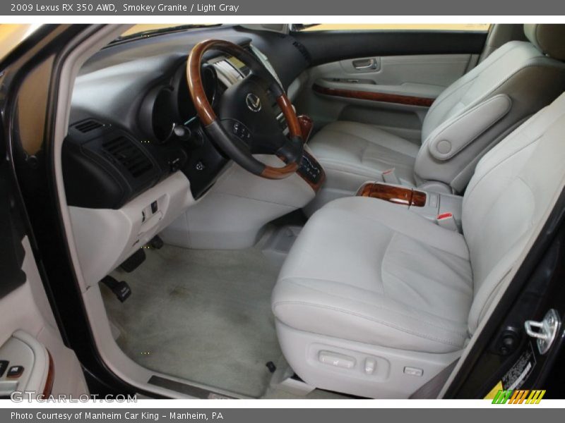 Smokey Granite / Light Gray 2009 Lexus RX 350 AWD