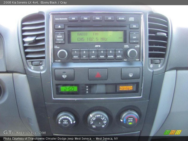 Ebony Black / Gray 2008 Kia Sorento LX 4x4