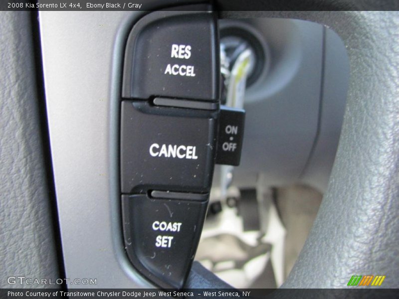 Ebony Black / Gray 2008 Kia Sorento LX 4x4