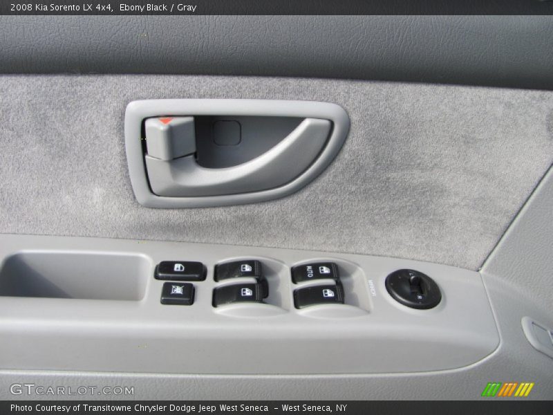 Ebony Black / Gray 2008 Kia Sorento LX 4x4