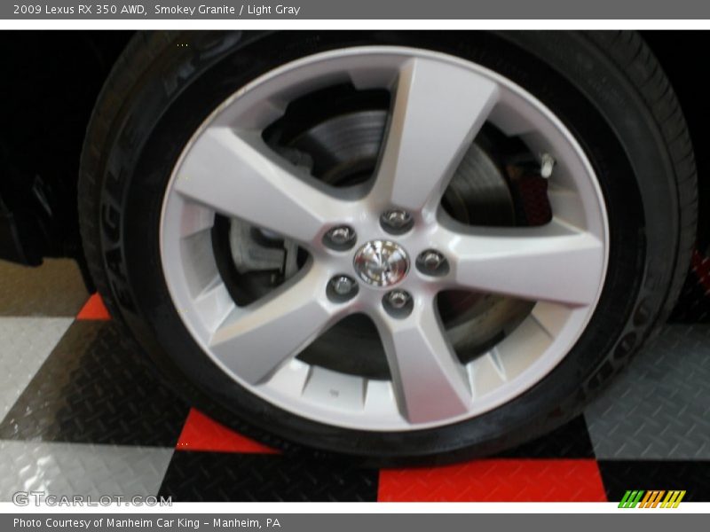 Smokey Granite / Light Gray 2009 Lexus RX 350 AWD
