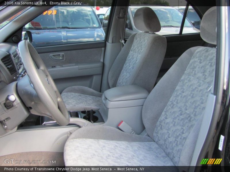 Ebony Black / Gray 2008 Kia Sorento LX 4x4