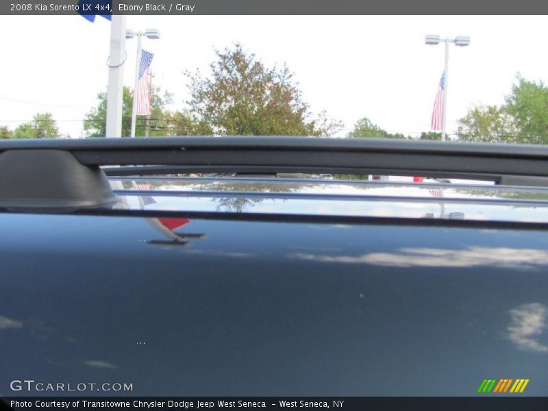 Ebony Black / Gray 2008 Kia Sorento LX 4x4