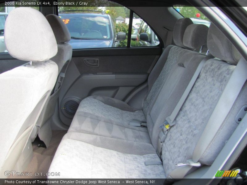 Ebony Black / Gray 2008 Kia Sorento LX 4x4