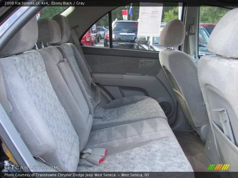 Ebony Black / Gray 2008 Kia Sorento LX 4x4