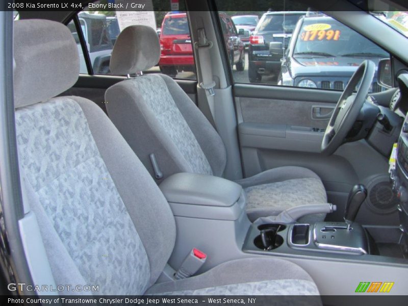 Ebony Black / Gray 2008 Kia Sorento LX 4x4