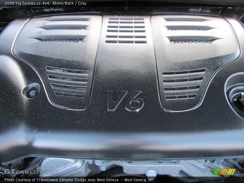Ebony Black / Gray 2008 Kia Sorento LX 4x4