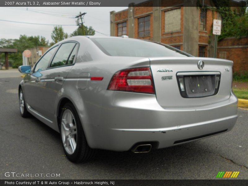 Alabaster Silver Metallic / Ebony 2007 Acura TL 3.2