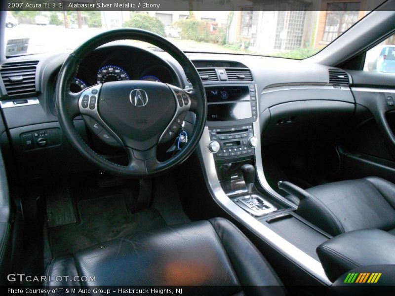 Alabaster Silver Metallic / Ebony 2007 Acura TL 3.2