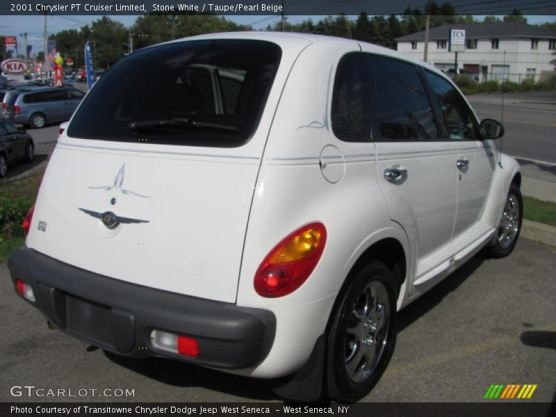 Stone White / Taupe/Pearl Beige 2001 Chrysler PT Cruiser Limited
