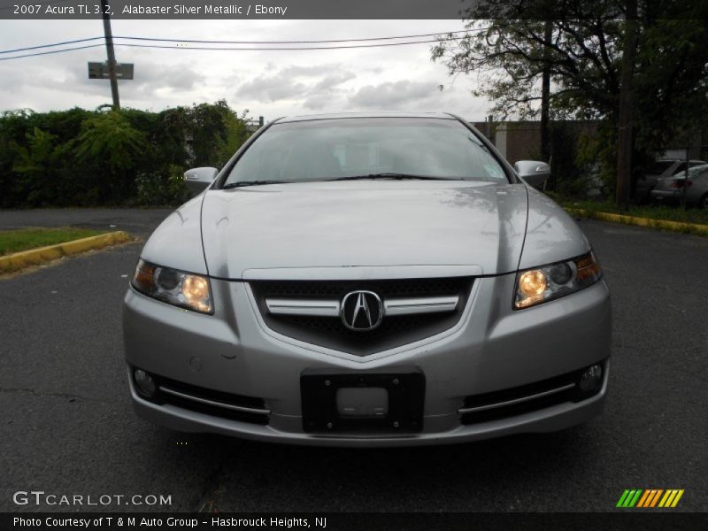 Alabaster Silver Metallic / Ebony 2007 Acura TL 3.2