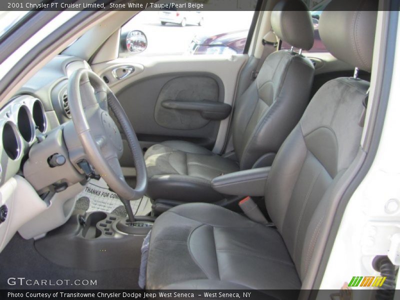 Stone White / Taupe/Pearl Beige 2001 Chrysler PT Cruiser Limited