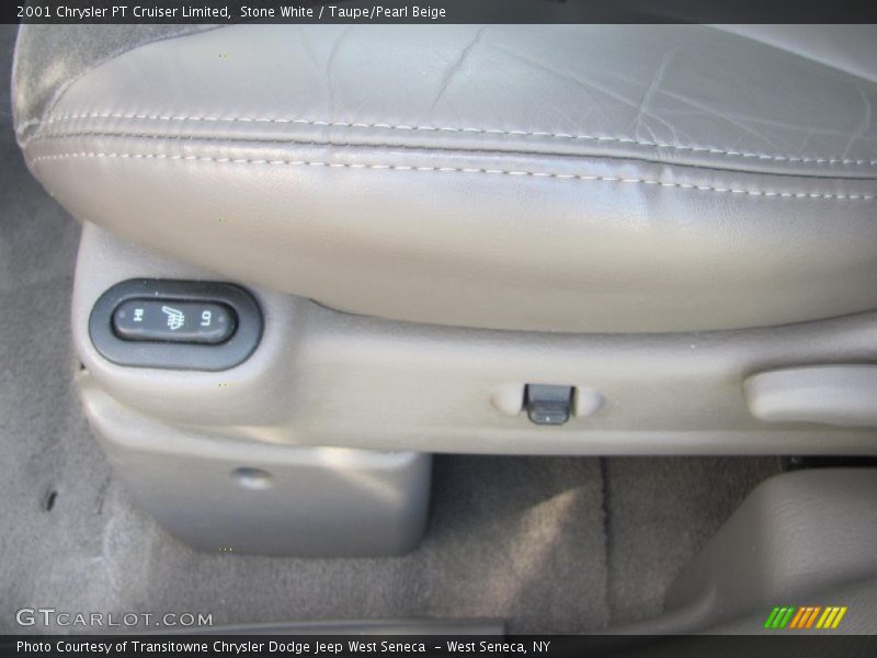 Stone White / Taupe/Pearl Beige 2001 Chrysler PT Cruiser Limited