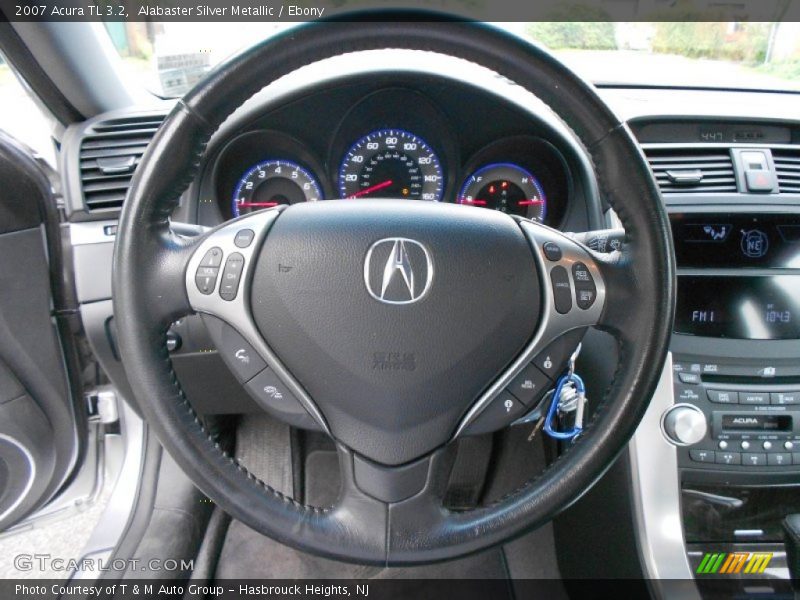 Alabaster Silver Metallic / Ebony 2007 Acura TL 3.2