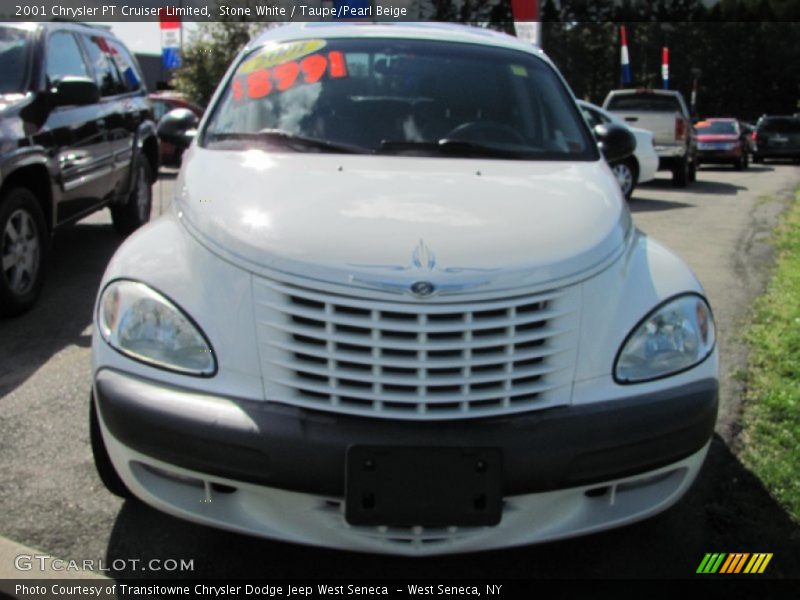 Stone White / Taupe/Pearl Beige 2001 Chrysler PT Cruiser Limited