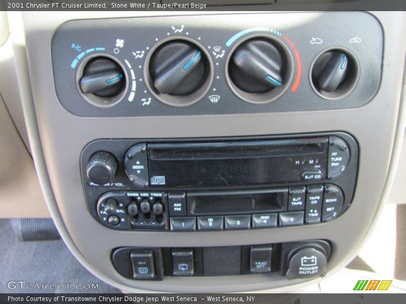 Stone White / Taupe/Pearl Beige 2001 Chrysler PT Cruiser Limited