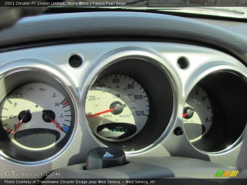 Stone White / Taupe/Pearl Beige 2001 Chrysler PT Cruiser Limited