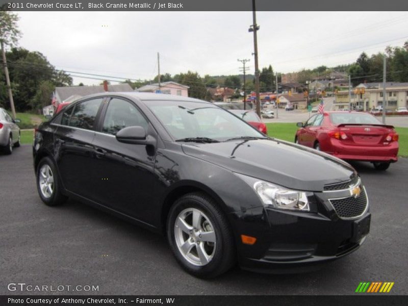 Black Granite Metallic / Jet Black 2011 Chevrolet Cruze LT