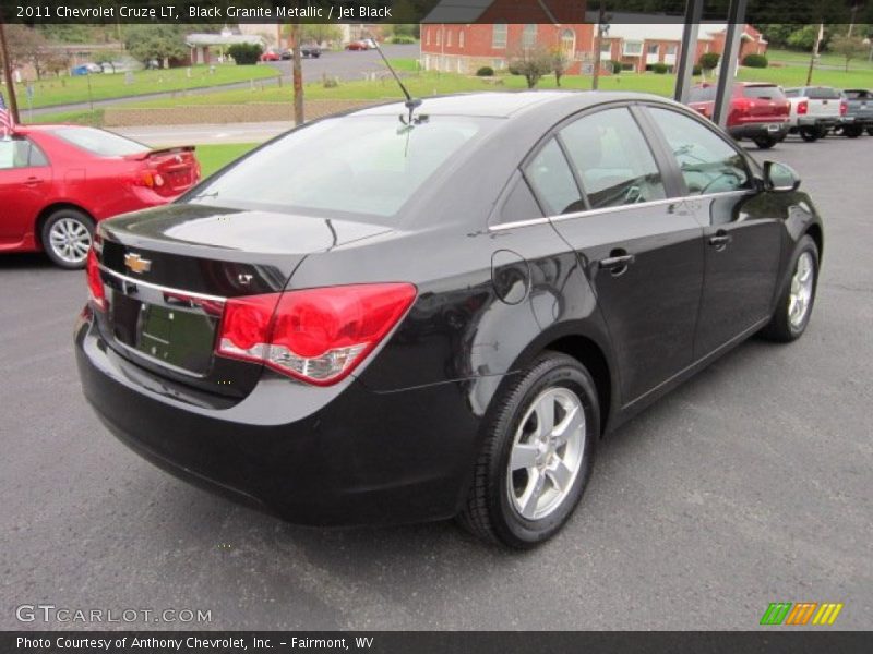 Black Granite Metallic / Jet Black 2011 Chevrolet Cruze LT